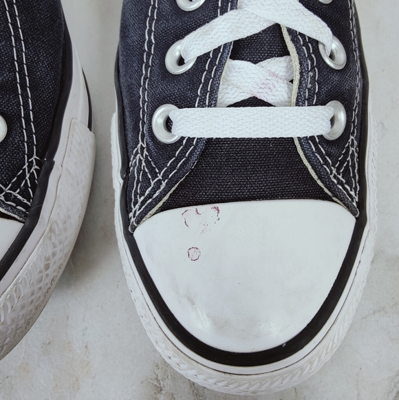 Converse Chuck Taylor All Star Black Canvas Low Sneakers, 7(M) 9(W) - Picture 4 of 13